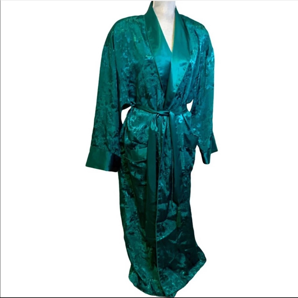 Victoria’s Secret Vintage Gold Label Green Robe